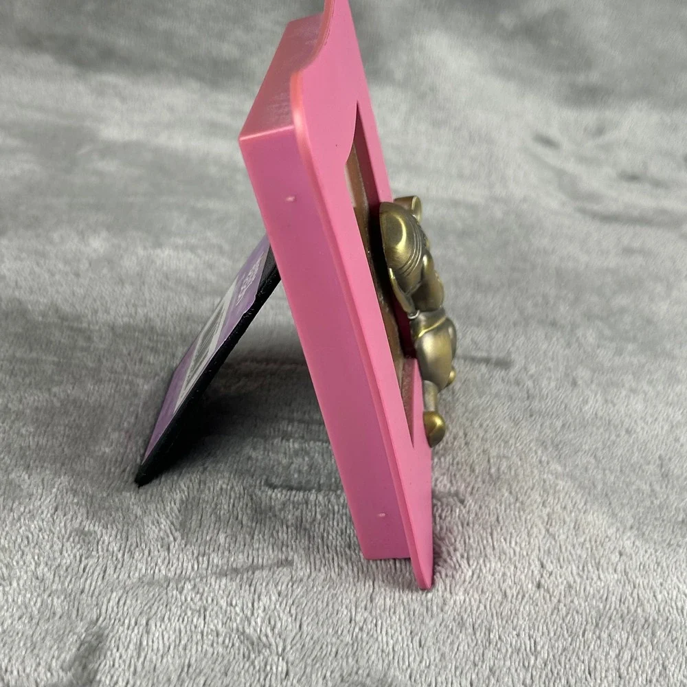 Disney Winnie the Pooh Pink Picture Frame Connoisseur Bronze Pooh 5003ABW 2001